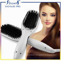 2016 New Item OEM 2 in 1 Ionic Hair Straightening Brush with LCD Display FCC CE RoHS